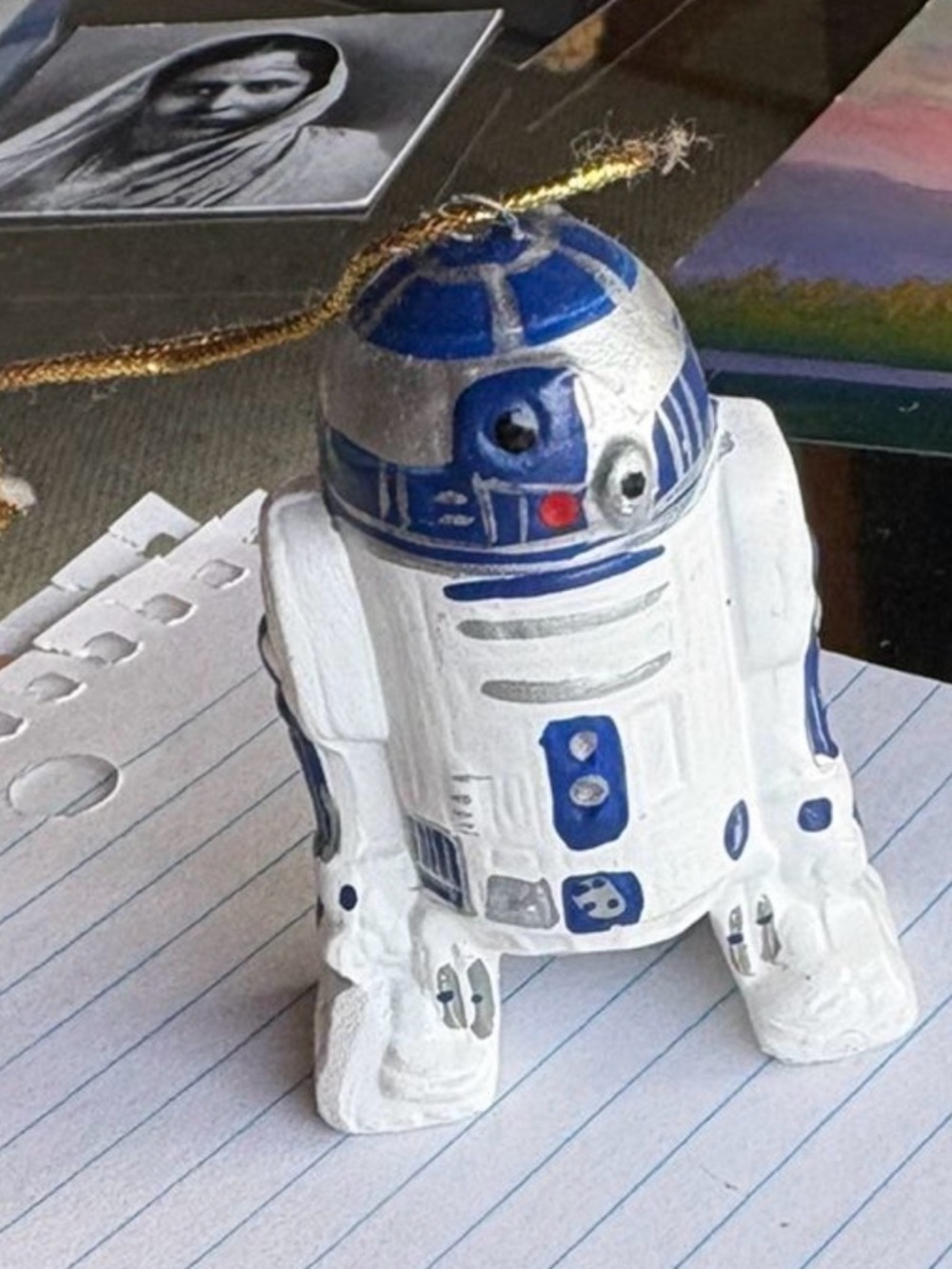 R2-D2 Holiday Ornament. Miniature.